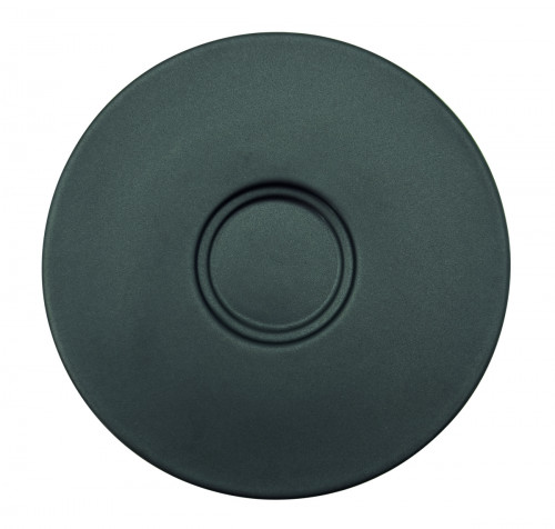 Sous tasse rond noir porcelaine Ø 12 cm Zinc Ouessant La Rochere