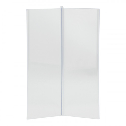 Chevalet porte-affiche 3 faces droit 15x9,5x9,5 cm Acrylic Securit
