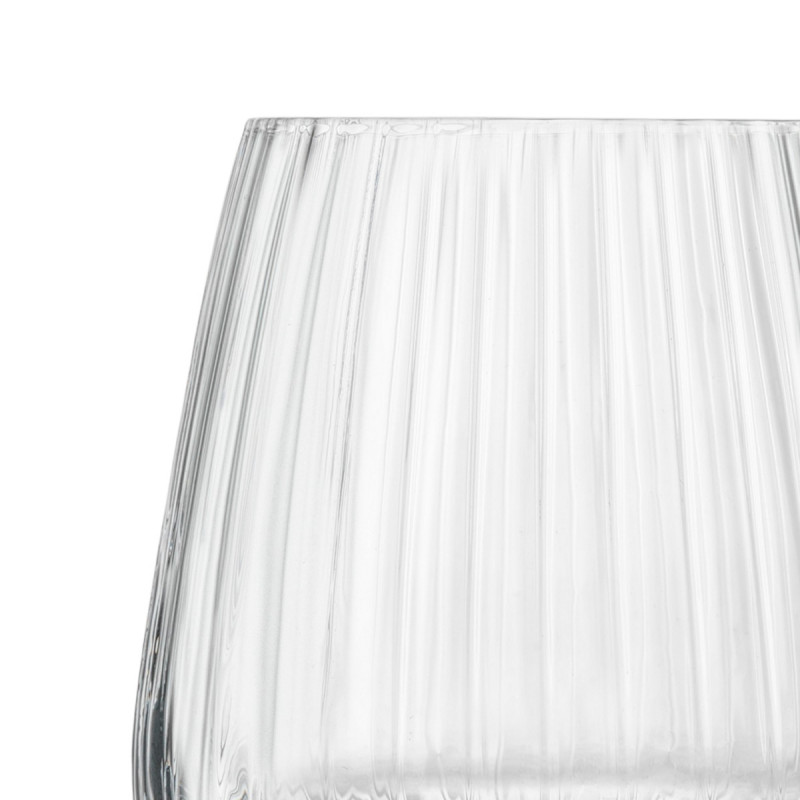 Gobelet strié verre cristallin 40 cl Cocktail Club Luigi Bormioli