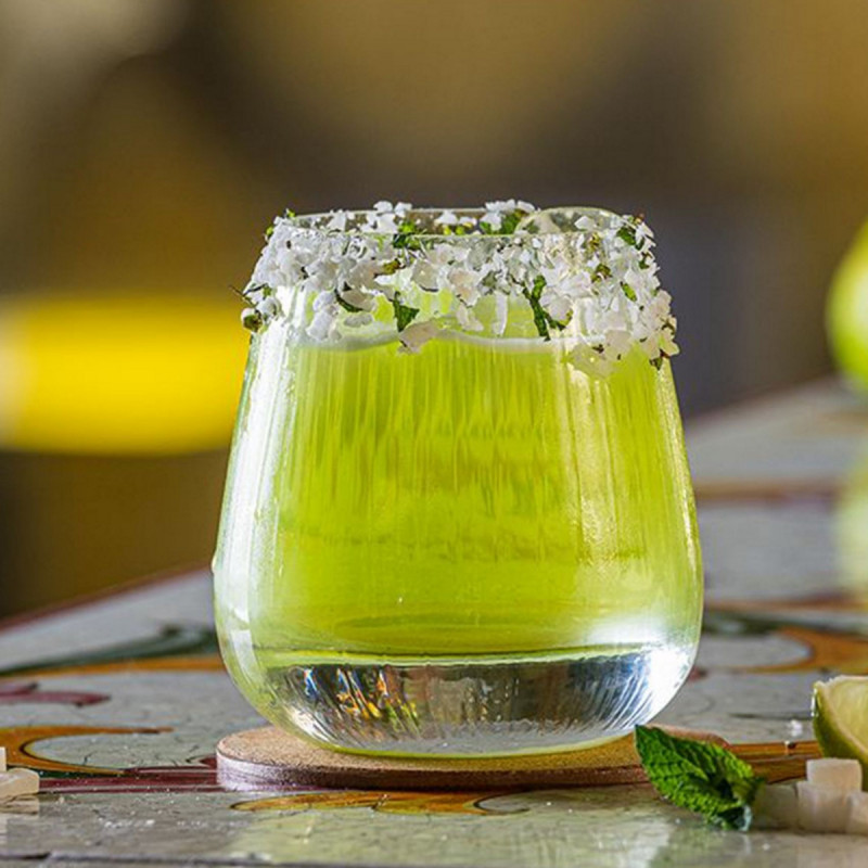Gobelet strié verre cristallin 40 cl Cocktail Club Luigi Bormioli