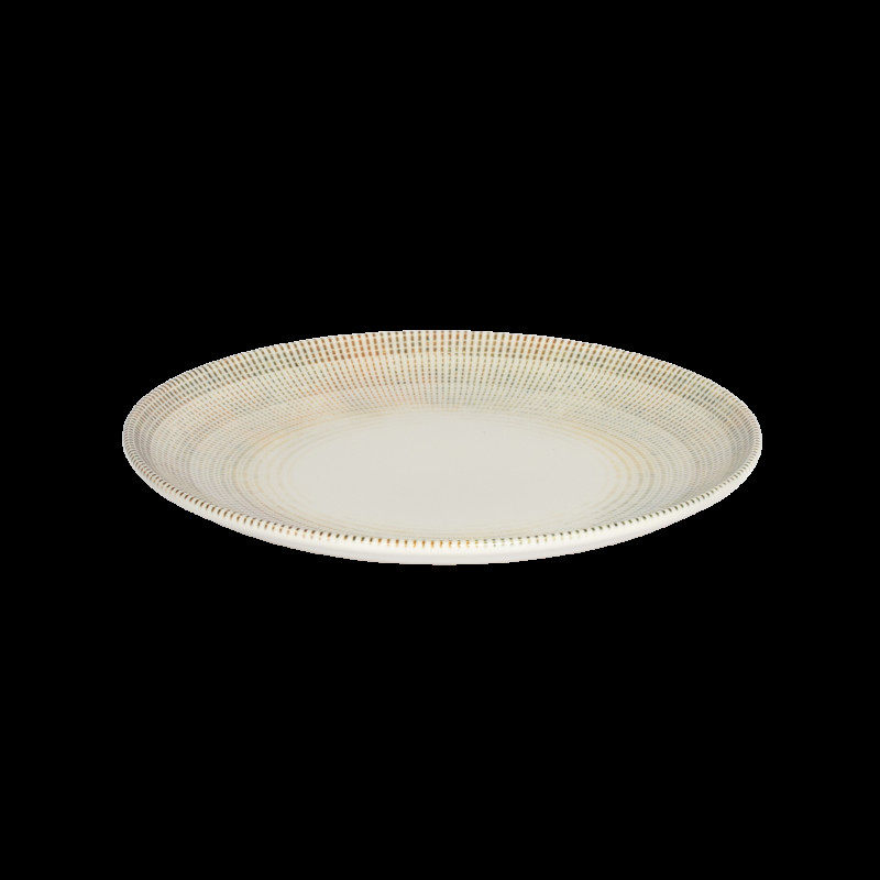 Assiette coupe plate rond porcelaine Ø 21 cm Cancun Accolade