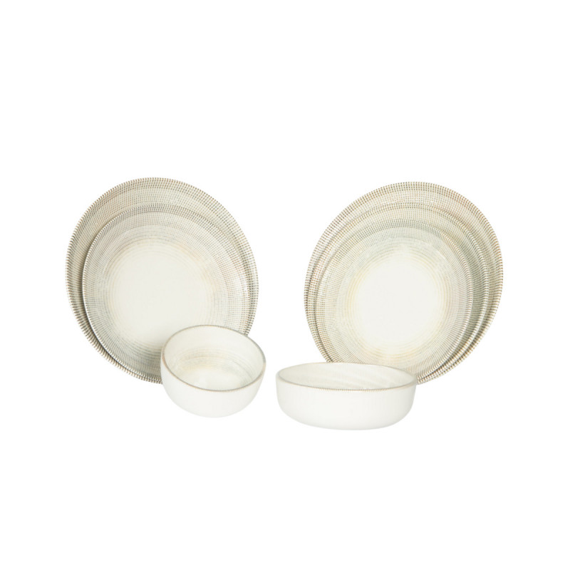 Assiette coupe plate rond porcelaine Ø 21 cm Cancun Accolade