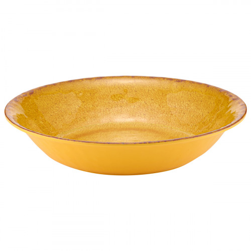 Grand plat creux mélamine orange Ø 35 cm 7 cm 3,5 L Casablanca Dalebrook