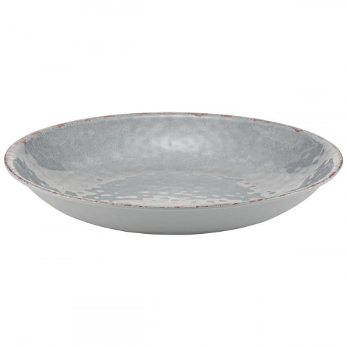 Grand plat creux mélamine gris Ø 42 cm 7 cm 6 L Casablanca Dalebrook