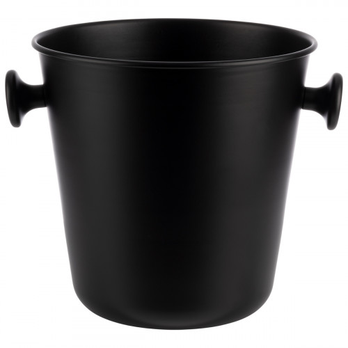 Seau à bouteille rond noir Ø 21,5 cm 22 cm 5 L Aps
