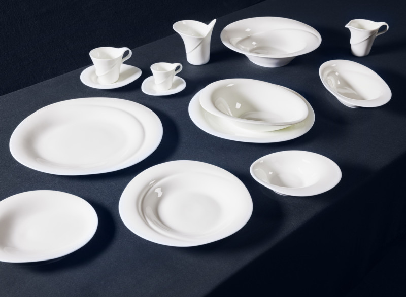 Pot à sauce rond blanc porcelaine bone china 11,6x10,3 cm Pose Rak