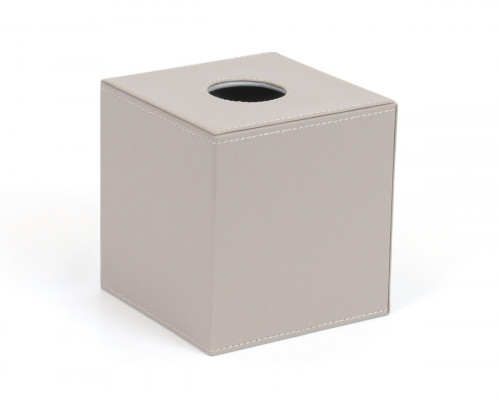 Boîte à mouchoirs carré beige plastique London Foh