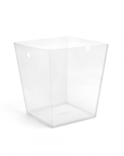 Corbeille transparent 24x24x27 cm Liner Foh