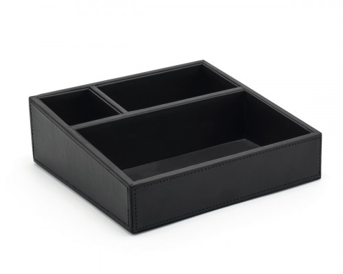 Porte accessoires noir 21x21x8 cm London Foh