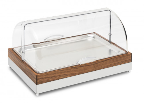 Set réfrigéré avec cloche inox 58x37x35 cm Fantasy Zepe