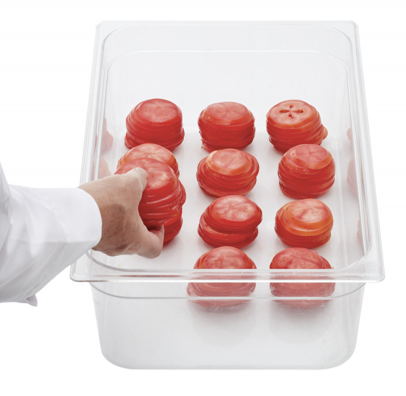 Goulotte alimentation (cl 50e/cl 50 e ultra), pale, grille 3 mm, disque évacuateur spécial purée Robot Coupe