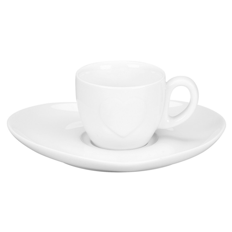 Tasse à expresso blanc porcelaine 9 cl Ø 6,7 cm Cliché Rak