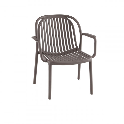 Fauteuil taupe 76x65x66 cm Doha Flexmob