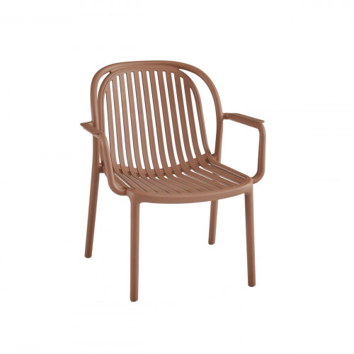 Fauteuil terracotta 76x65x66 cm Doha Flexmob