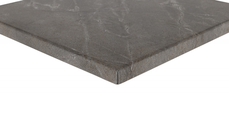 Plateau de table basalte 60x60x3,2 cm Werzalit Flexmob