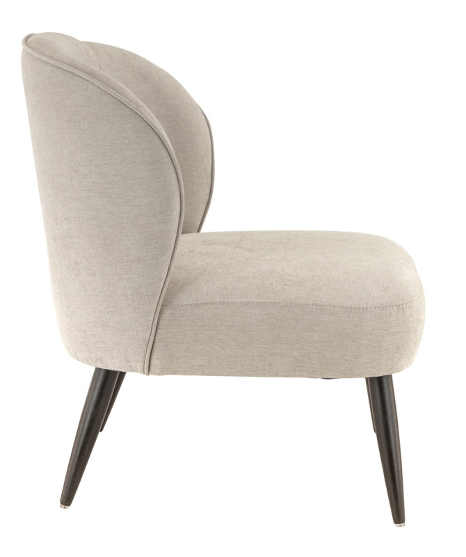 Fauteuil beige 78x70x72 cm Clothilde Flexmob