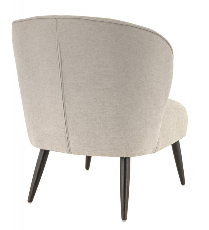 Fauteuil beige 78x70x72 cm Clothilde Flexmob
