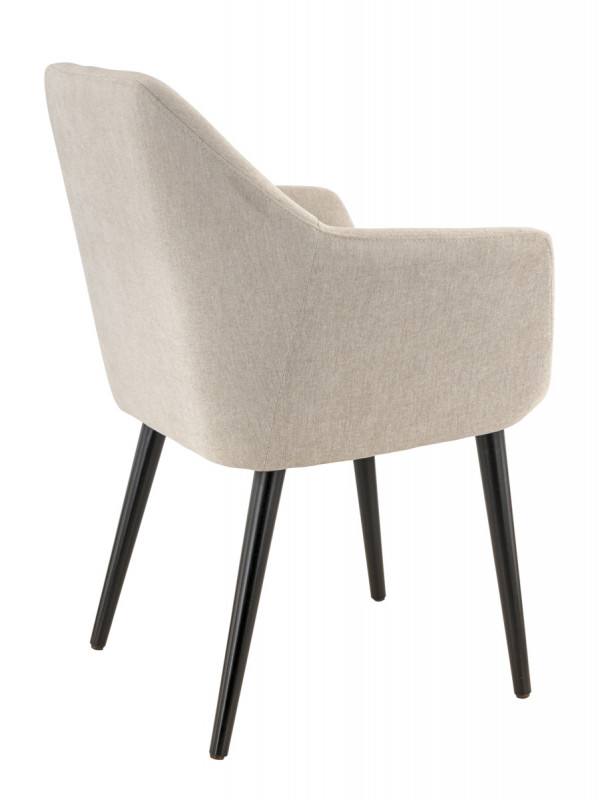 Fauteuil greige 87x63x59 cm Romeo Flexmob