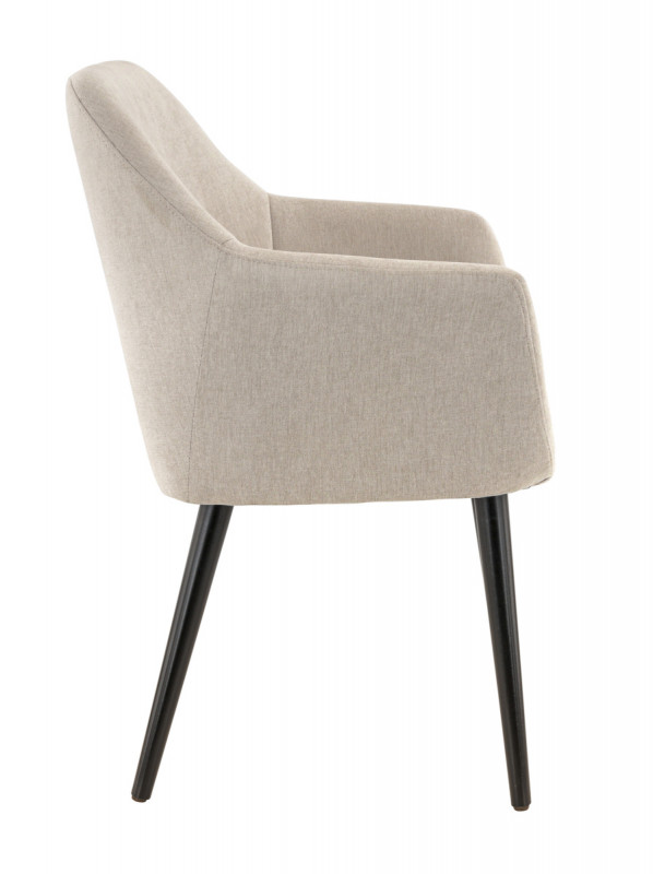 Fauteuil greige 87x63x59 cm Romeo Flexmob