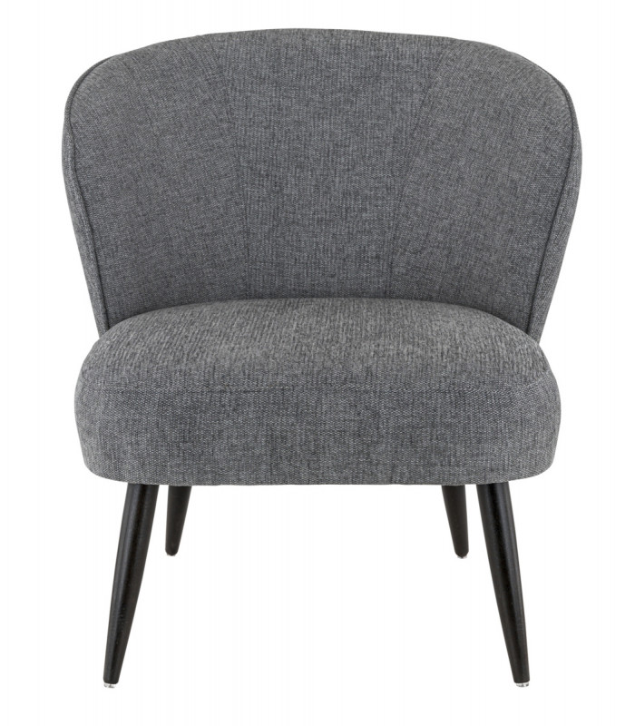 Fauteuil gris foncé 78x70x72 cm Eugenie Flexmob