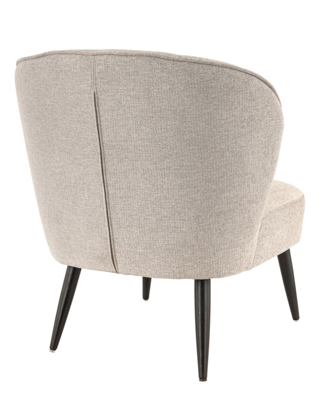 Fauteuil gris 78x70x72 cm Eugenie Flexmob