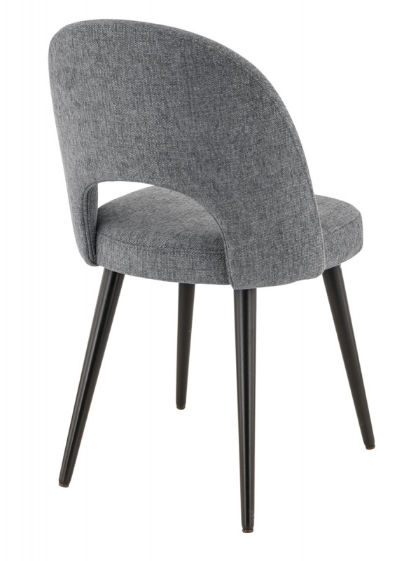 Chaise gris foncé 84x60x59 cm Ginette Flexmob