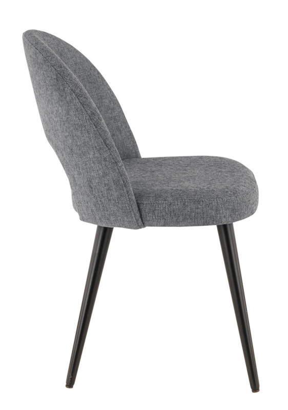 Chaise gris foncé 84x60x59 cm Ginette Flexmob