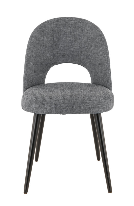 Chaise gris foncé 84x60x59 cm Ginette Flexmob