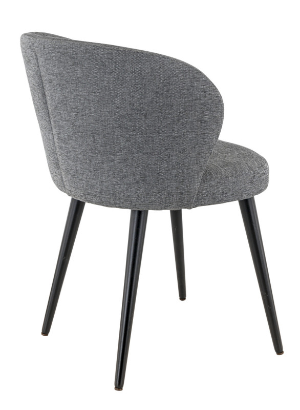 Chaise gris anthracite 77x55x56 cm Angele Flexmob