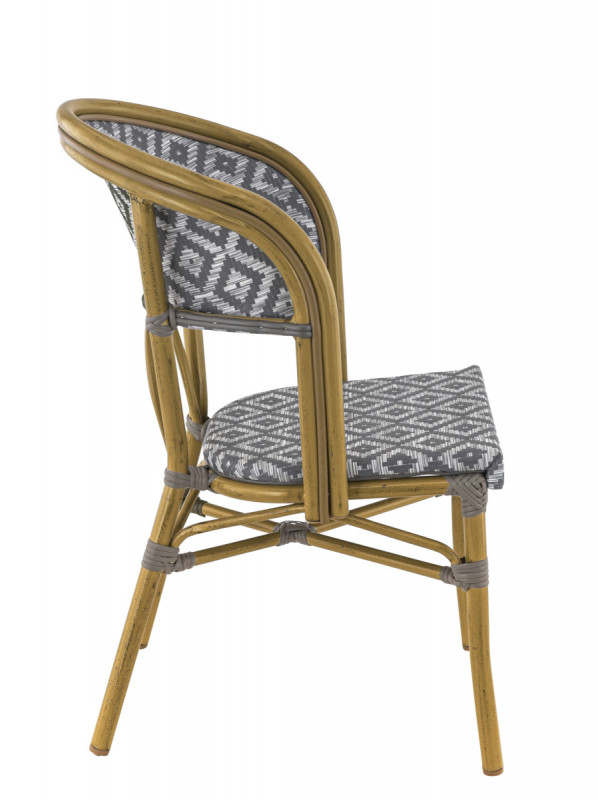 Chaise gris 86x51x59 cm Limoges Flexmob