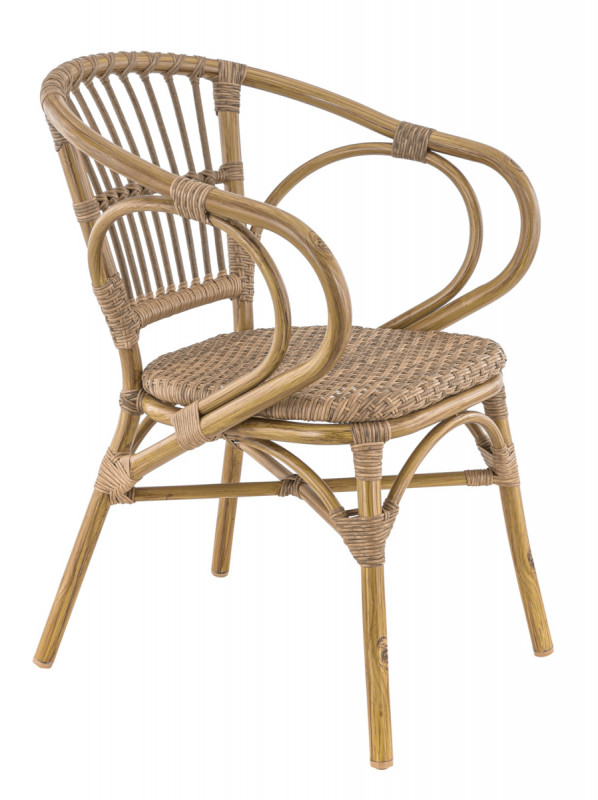 Fauteuil Rotin 79x56x60 cm Metz Flexmob