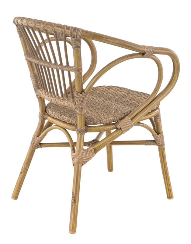 Fauteuil Rotin 79x56x60 cm Metz Flexmob