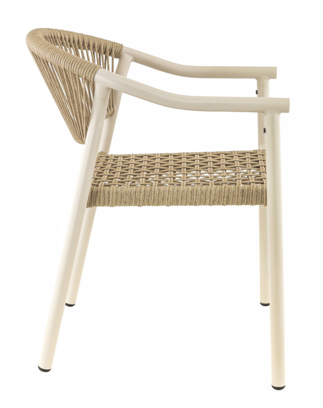 Fauteuil sable 76x57x61 cm Denia Flexmob