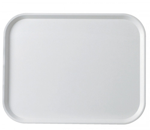 Plateau polyester blanc 46x36 cm Poly-str Allégé Platex