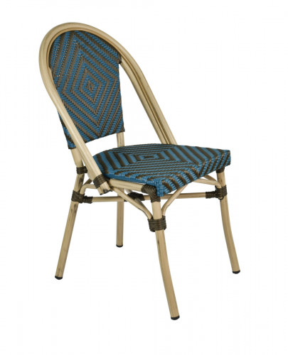 Chaise d''extérieur bleu 89x48x59 cm Vendome Flexmob