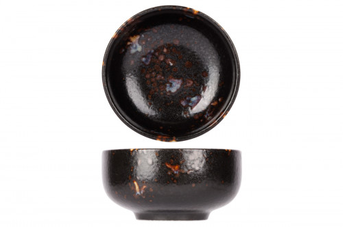 Coupelle rond noir porcelaine Ø 7 cm Etna Proof
