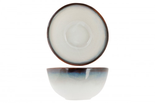 Bol ovale blanc porcelaine 11 cm Akoya Proof