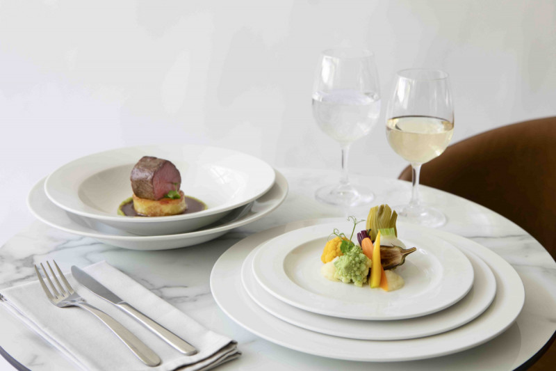 Assiette plate rond blanc porcelaine Ø 15 cm Presto Accolade