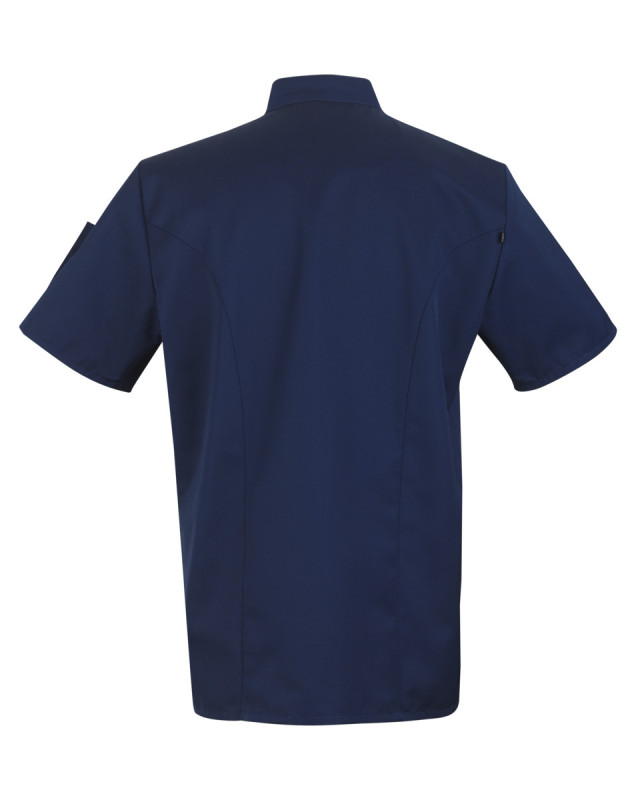 Veste de cuisine manches longues bleu foncé T6 Nero Robur