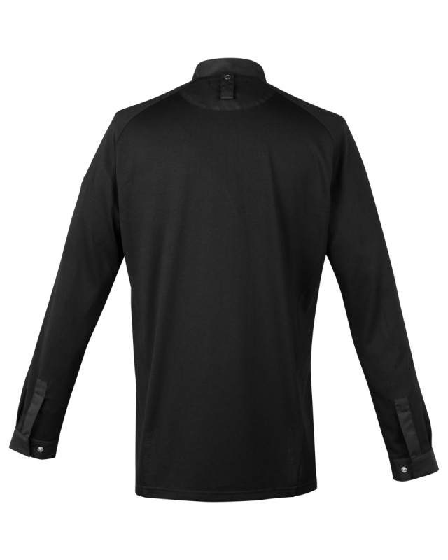 Veste de cuisine manches longues noir T6 Idac Robur
