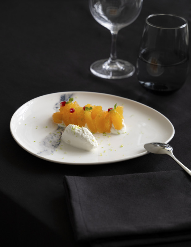 Assiette coupe creuse blanc porcelaine Ø 27 cm Silk Accolade