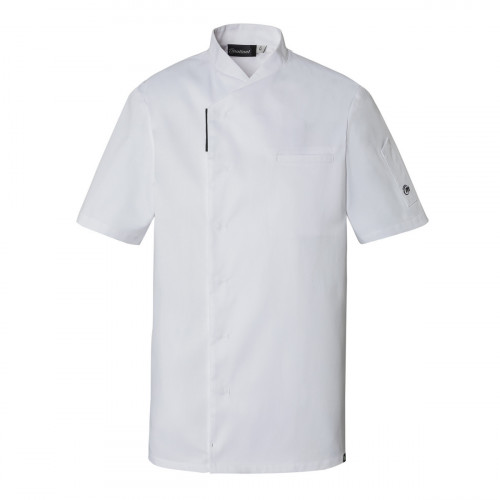 Veste de cuisine manches courtes blanc T6 Reko Molinel