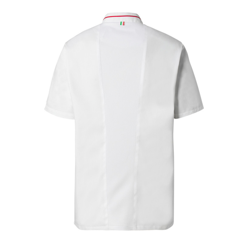 Veste de cuisine manches courtes blanc T1 Pesto Molinel