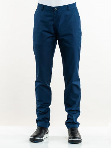Pantalon de cuisine bleu marine 42 Marino Chaud Devant