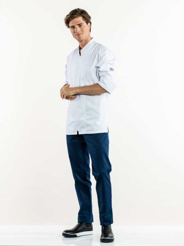 Pantalon de cuisine bleu marine 56 Marino Chaud Devant