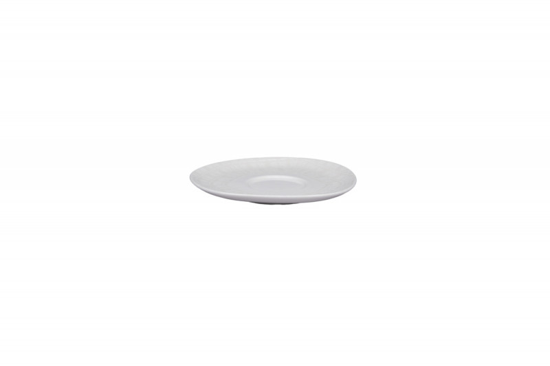 Sous tasse organique Nuance porcelaine vitrifiée Ø 15 cm Between Rak